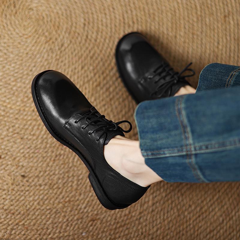 British Style Lace-up Leather Shoes foto 2