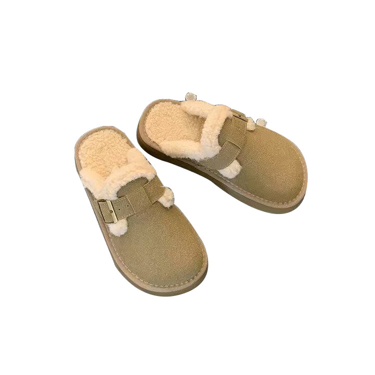 Retro Thick-soled Furry Slippers For Women foto 2