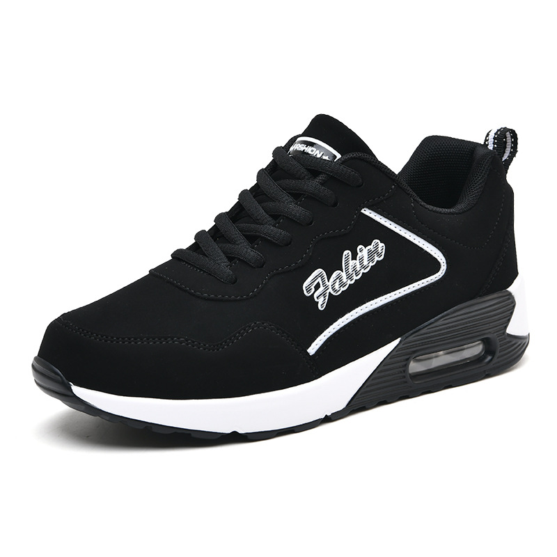 Spring Leather Plus Size Air Cushion Sports Shoes foto 2