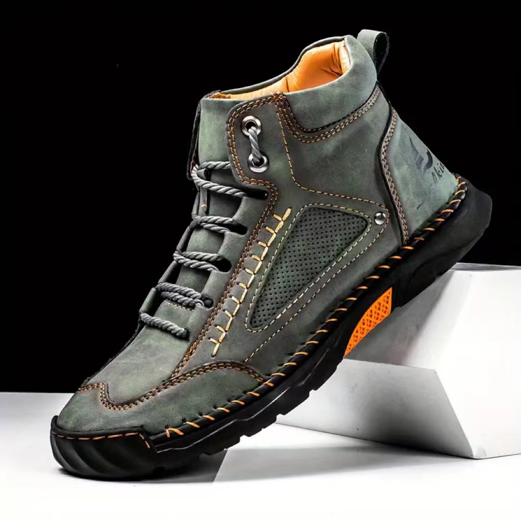 Hand Sewn Ankle Boots With Flat Straps And Casual Shoes foto 2