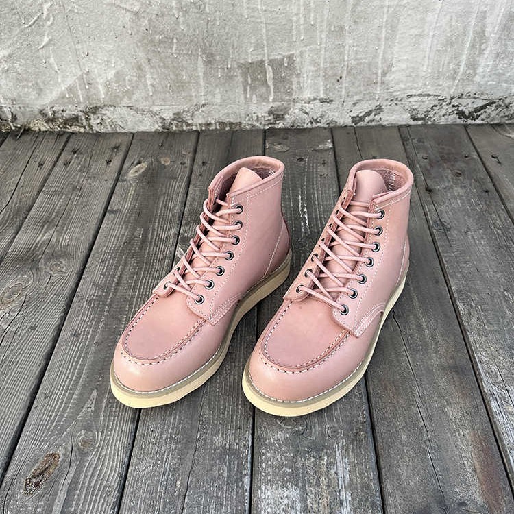 Women's Hard Leather Work Boots foto 4