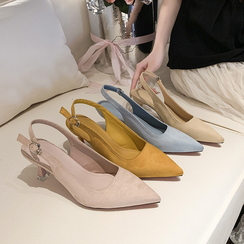 Spring And Summer Stiletto Heel Pointed High Heels foto 4