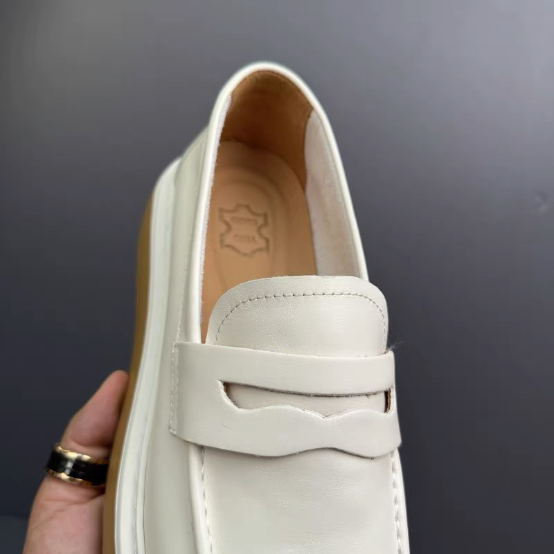 Leather One Pedal Lazy Casual Sneakers foto 4