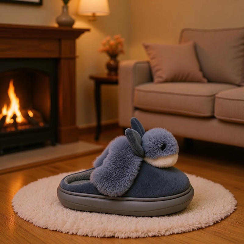 Warm Slippers For Men And Women Silent Thickened foto 4
