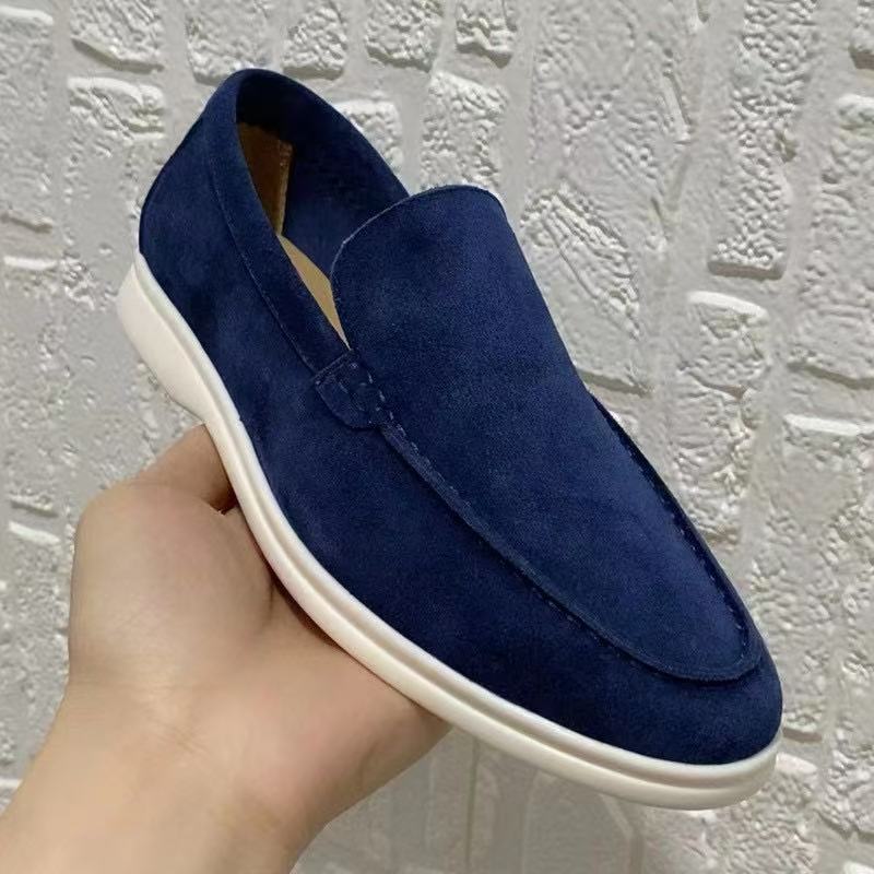 Summer Loafers With A Casual Flat Bottom And One Foot Kick foto 3