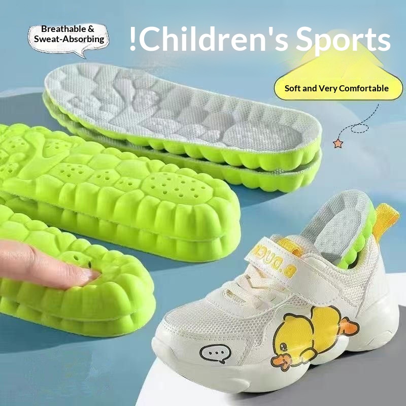Childrens Breathable Sweat-absorbing Shock-absorbing Insoles foto 3