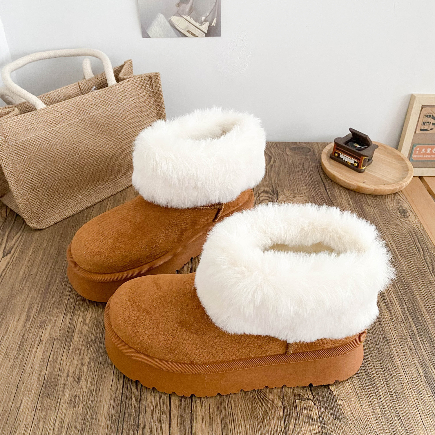 Women's Short-tube Snow Boots With Latex Insoles foto 5
