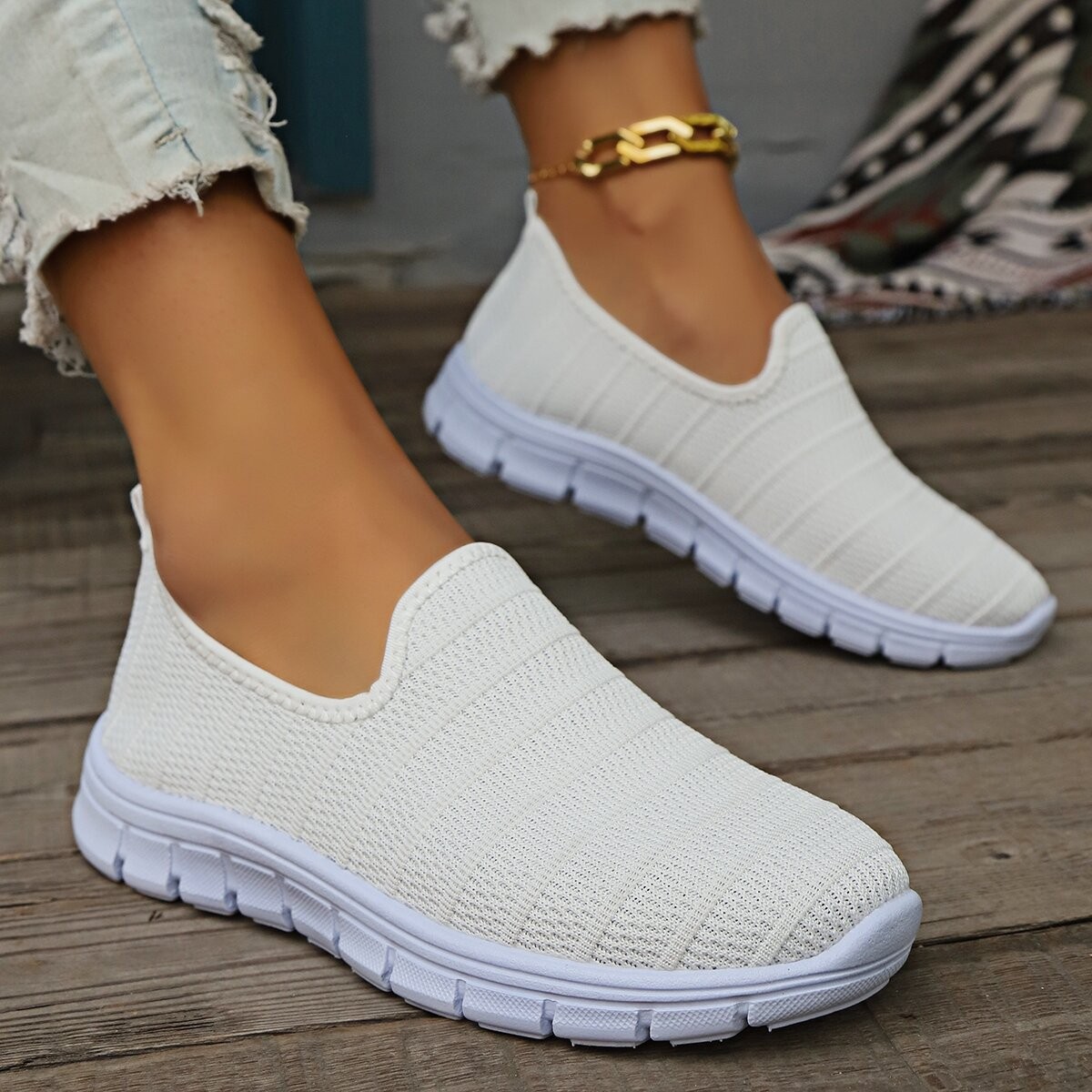 New European And American Solid Color Casual Shoes foto 5