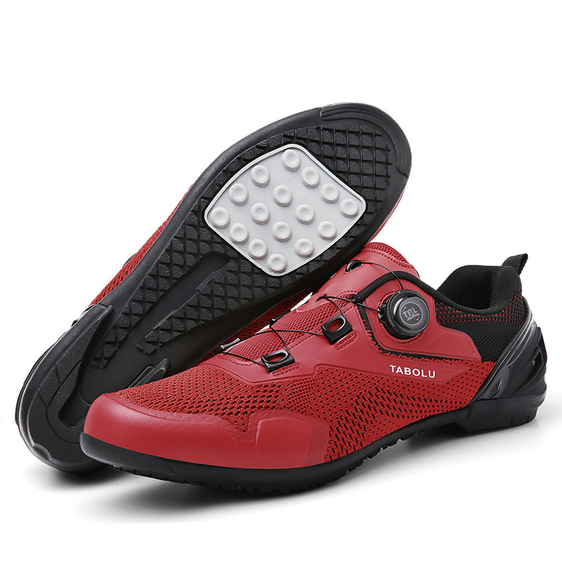 Breathable Bicycle Cycling Shoes Men's Road Bike Lock foto 4