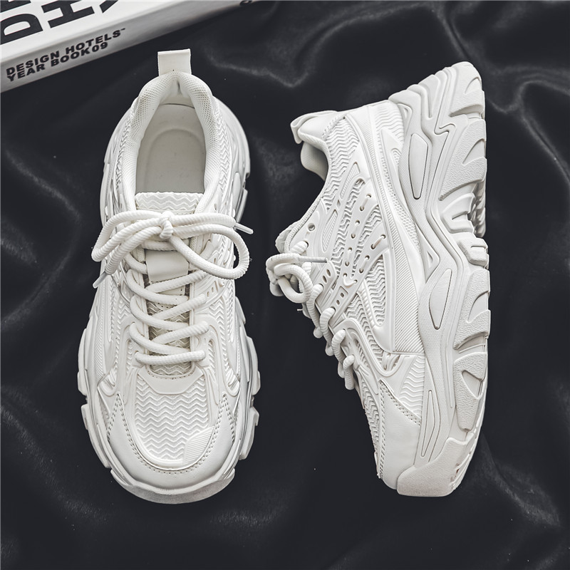 Men's Casual Shoes Hong Kong Style Shoes Breathable Increased foto 5