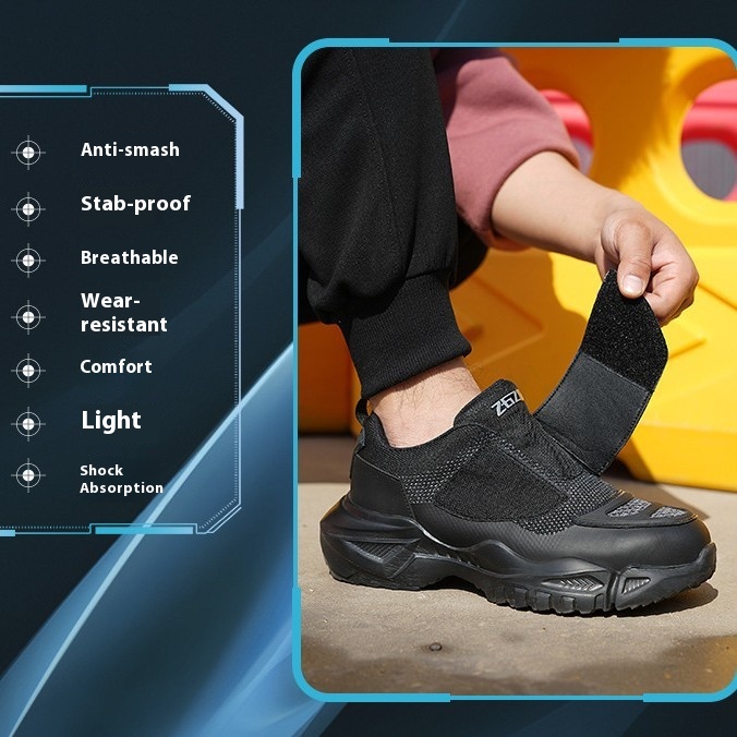 Safety Shoes Attack Shield And Anti-stab Labor Shoes foto 4