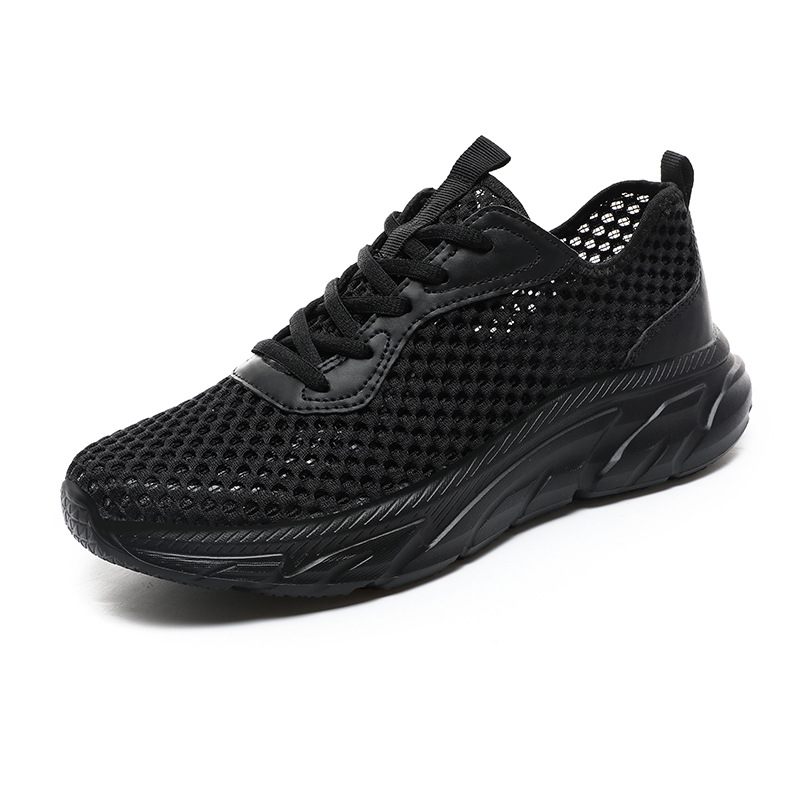 Men's Shoes Hollow-out Breathable Mesh Casual Running Shoes Lightweight Sneaker foto 3