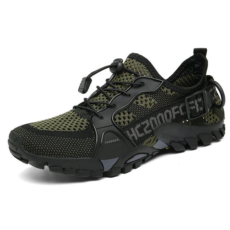 Mens Outdoor Flyknit Casual Hiking Shoes foto 4