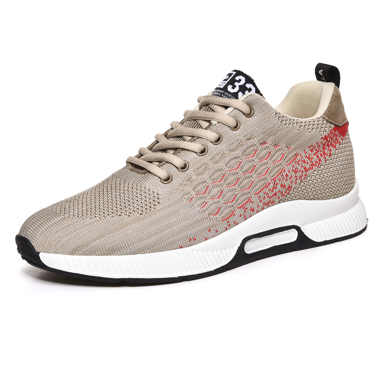 Invisible Height Increasing 6CM Fly-kit Mesh Running Shoes foto 3