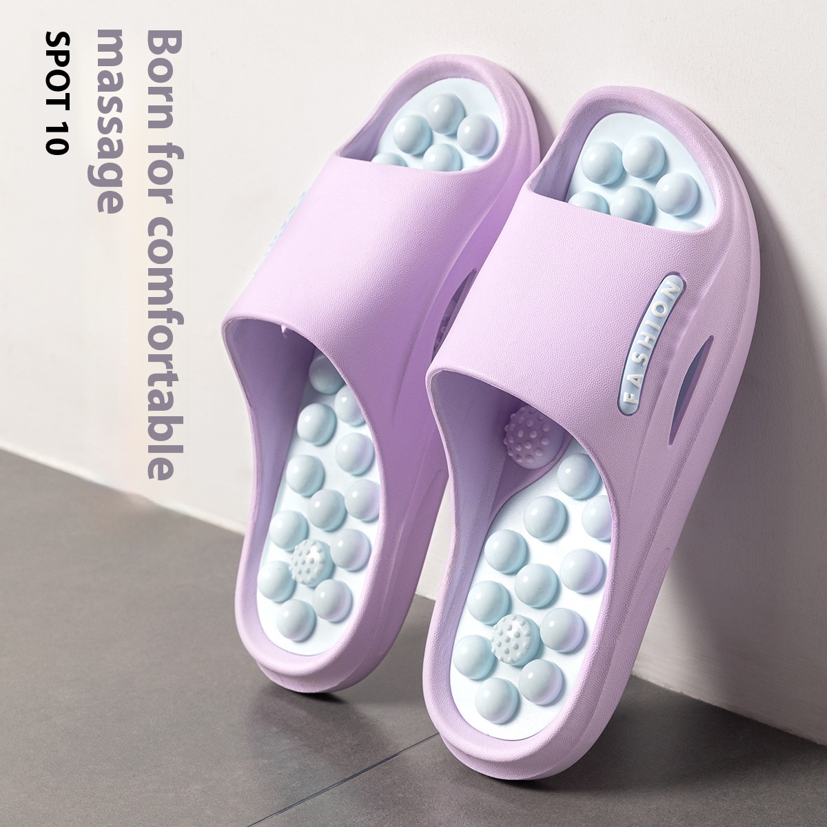 Ball Massage Sandals Bathroom Bath Non-slip Wear-resistant Anti-slip Bath Mat Pedicure foto 2