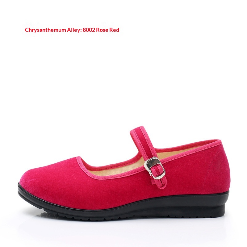Single-buckle Womens Casual Canvas Shoes foto 5