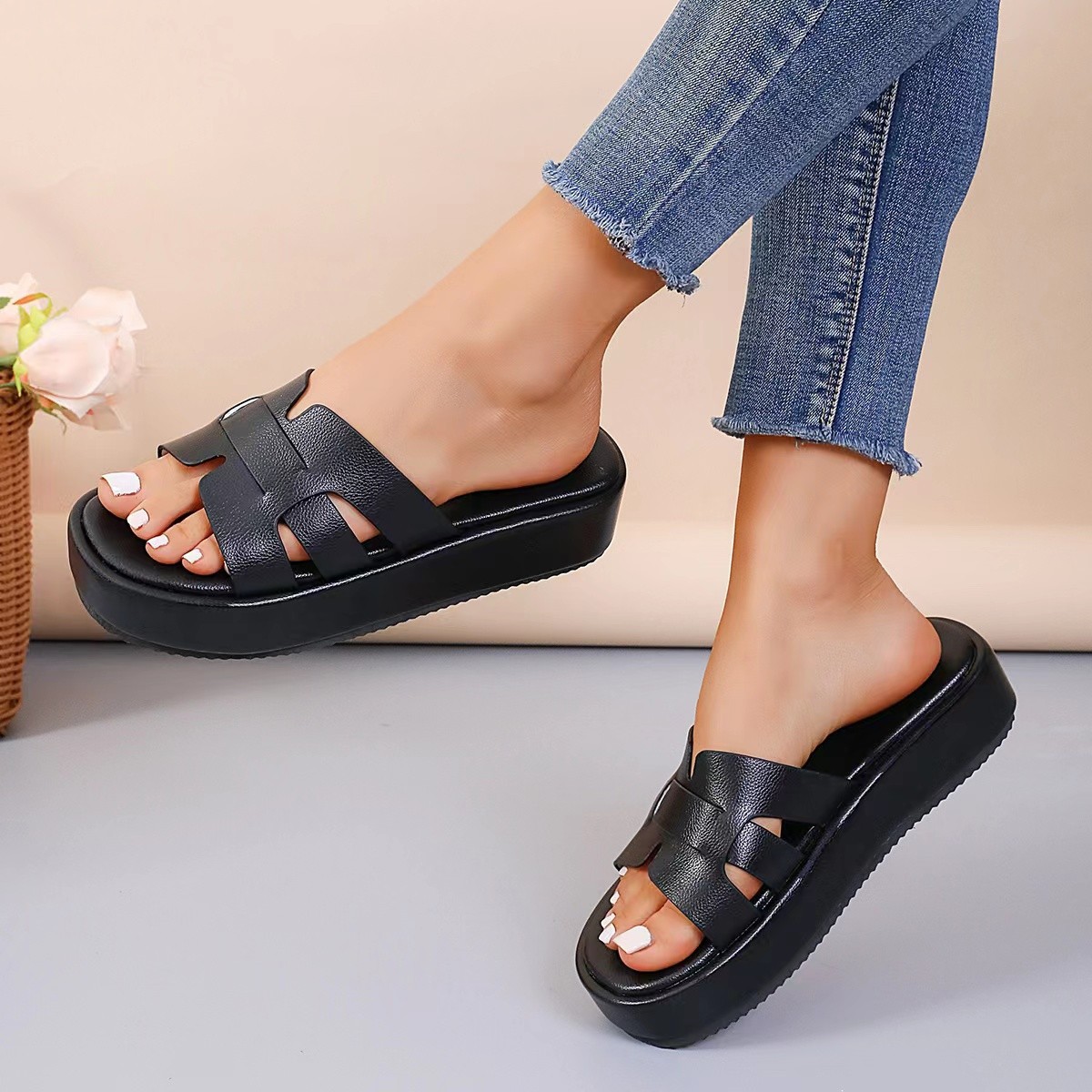 Personality Platform Casual Women's Sandals foto 4