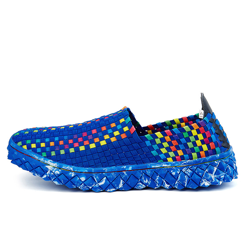 Braided Shoes Men's Casual Sports Shoes Elastic Loafers foto 5