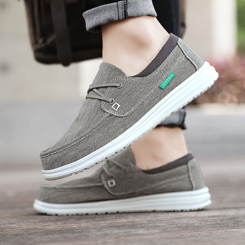 Slip-on Men's Canvas Old Beijing Cloth Shoes foto 3