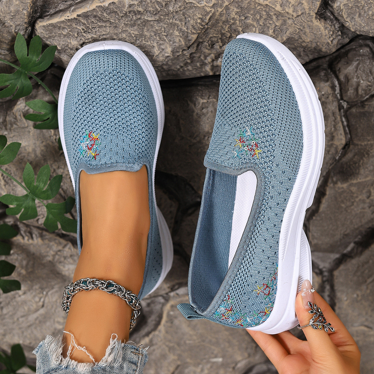 Women's Mesh Casual Breathable Soft-soled Shoes foto 3