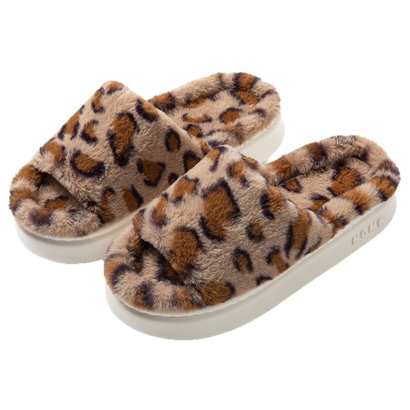 Warm And Silent Feeling Of Walking On Shit Cotton Slippers foto 4