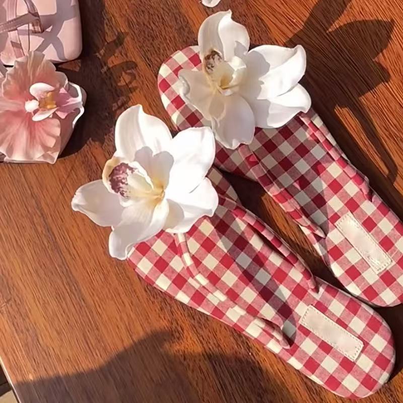 Bohemian Vacation Style Bowknot Shoes Sweet Temperament Shoe Ornament foto 4