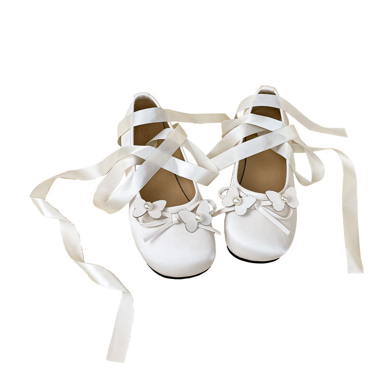 Women's French Leather Shoes Ballet foto 3