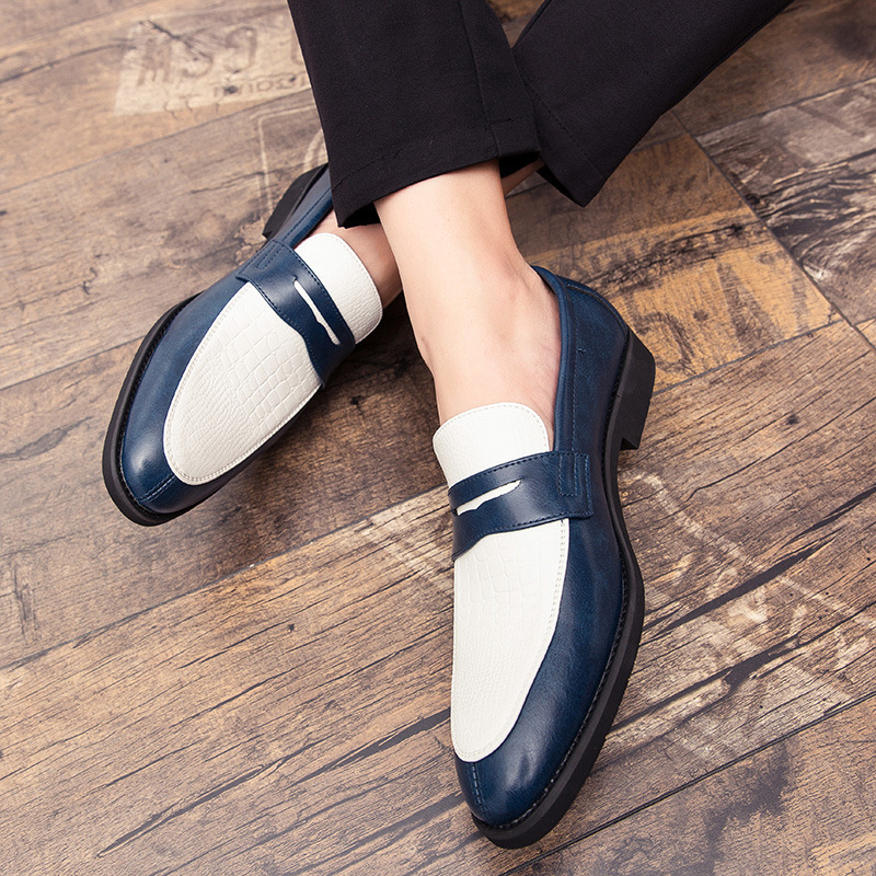 British Pointed Men's Shoes Slip-on Leisure foto 4