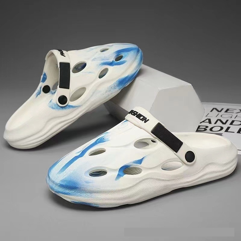 Hole Shoes EVA Non-slip Breathable Fashion Camouflage Summer Slippers foto 4