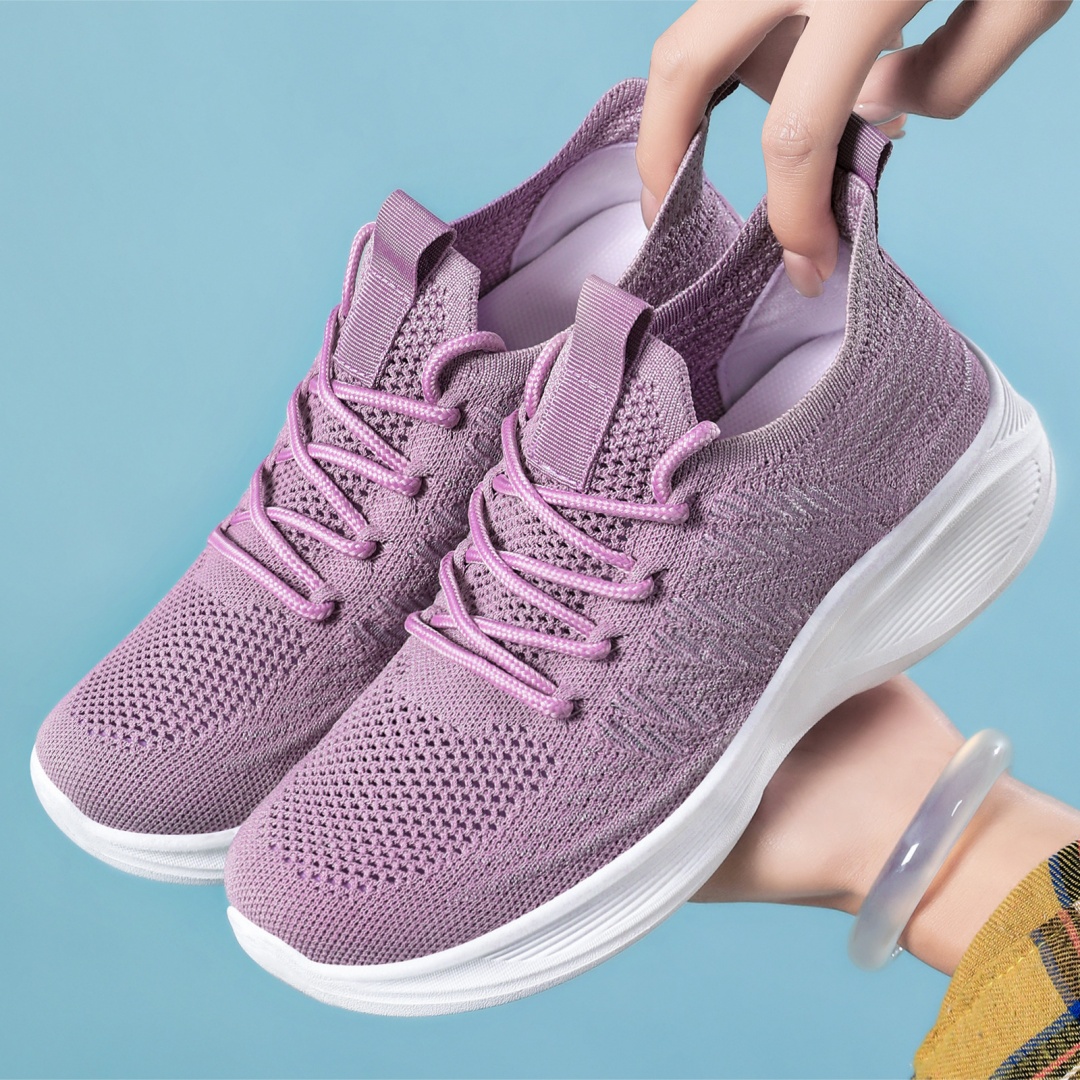 Flyknit Fabric Shoes With Soft Soleslightweight And Casual foto 5