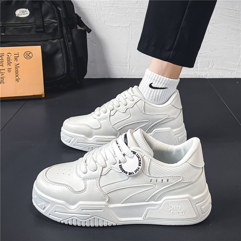Breathable Leisure Hong Kong Style Retro Men's Shoes foto 3