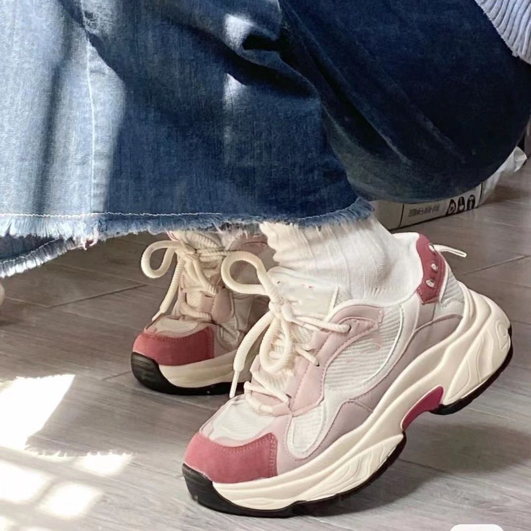 Women's Thick-Sole Height-Increasing Fashion Sneakers foto 4