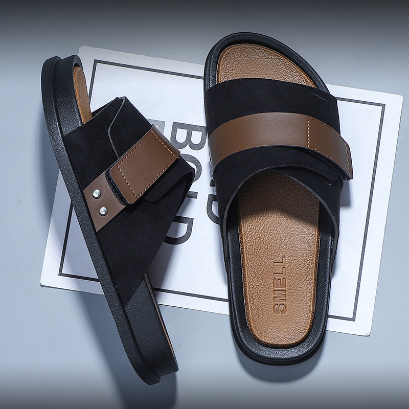 Outer Wear Home Bathroom Non-slip Platform Slippers foto 2