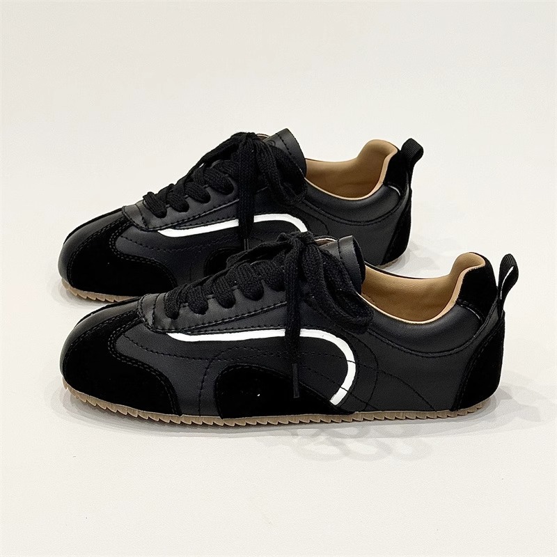 Women's New Arrival Retro Color-Block Flat Derbies All-Match Casual Sneakers foto 2