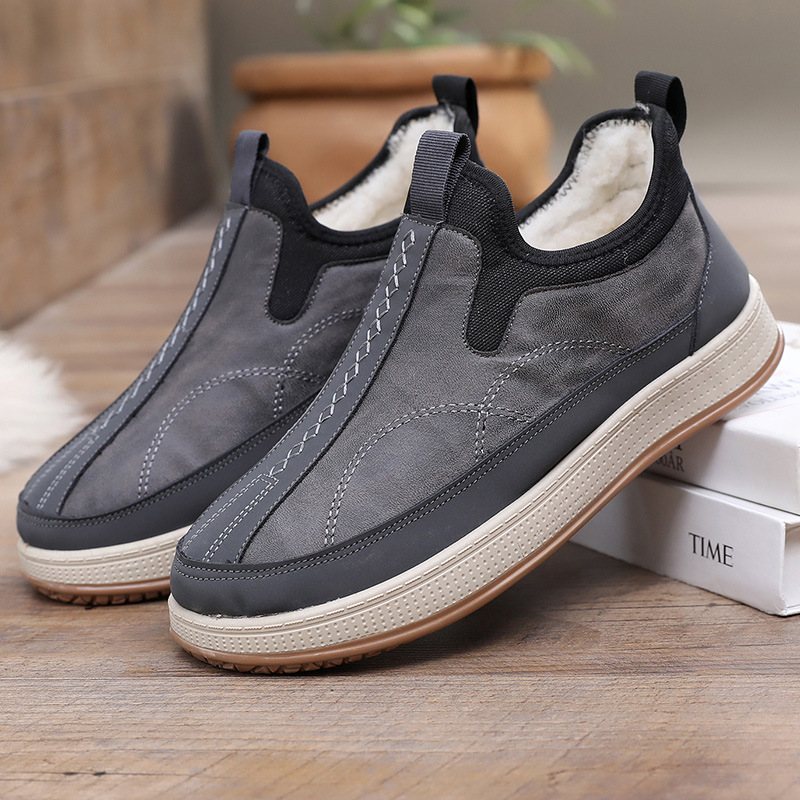 Winter New Cotton Men's Wool Cotton Boots foto 2