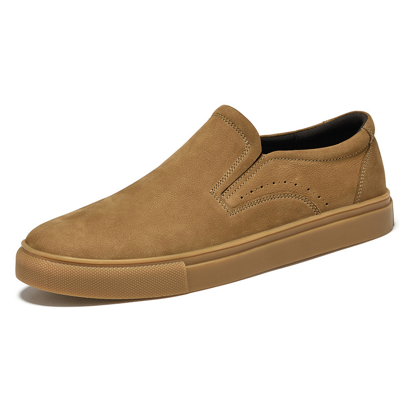 Mens Stylish Minimalist Versatile Casual Leather Shoes foto 3
