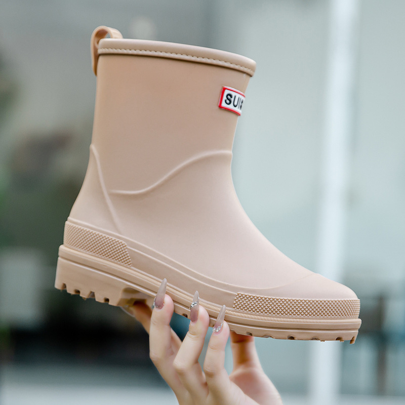Women's fashionable rain boots, suitable for students. foto 4