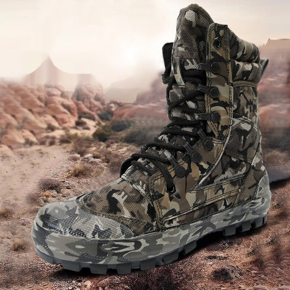 Super High Top Men's Outdoor Sports And Boots High Waist Rubber Shoes foto 3