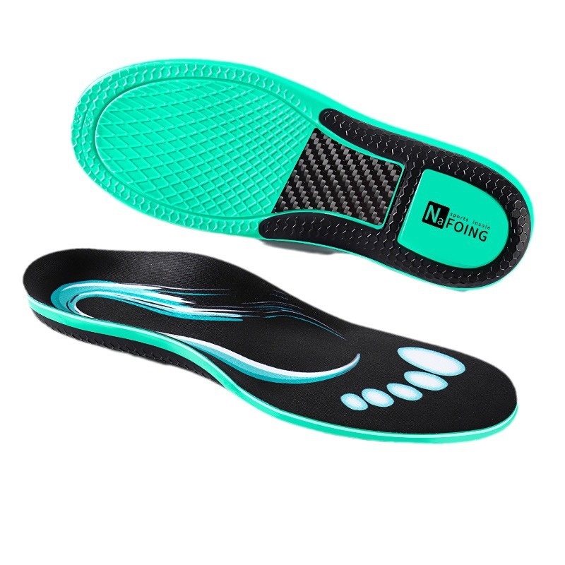 Arch-supporting Cushioned Breathable PU Insoles For Sports Shoes foto 3