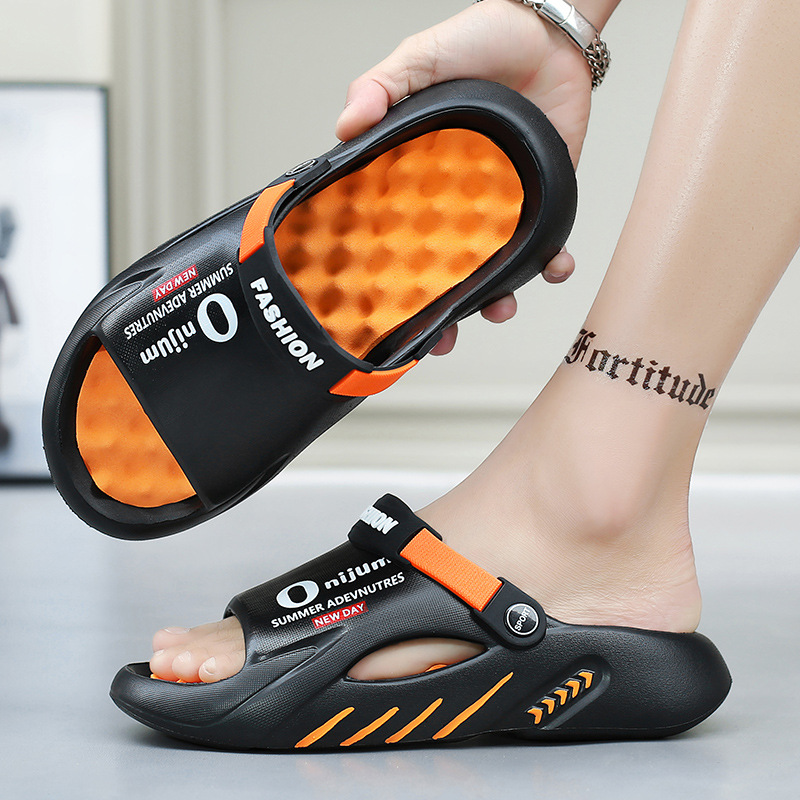 Men's Non-slip Wear-resistant Slippers Dual-use Plus Size foto 4