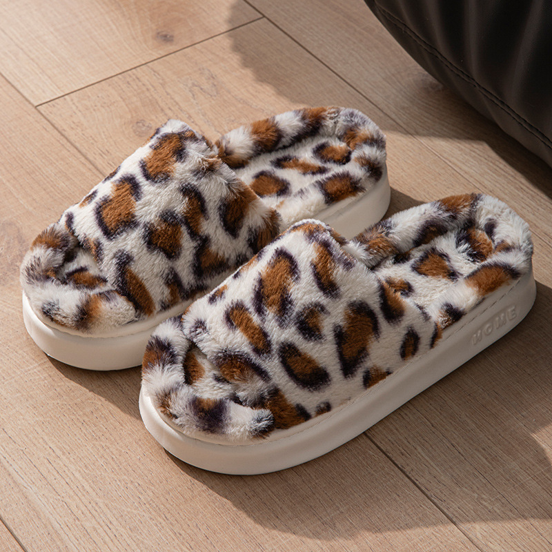Warm And Silent Feeling Of Walking On Shit Cotton Slippers foto 5
