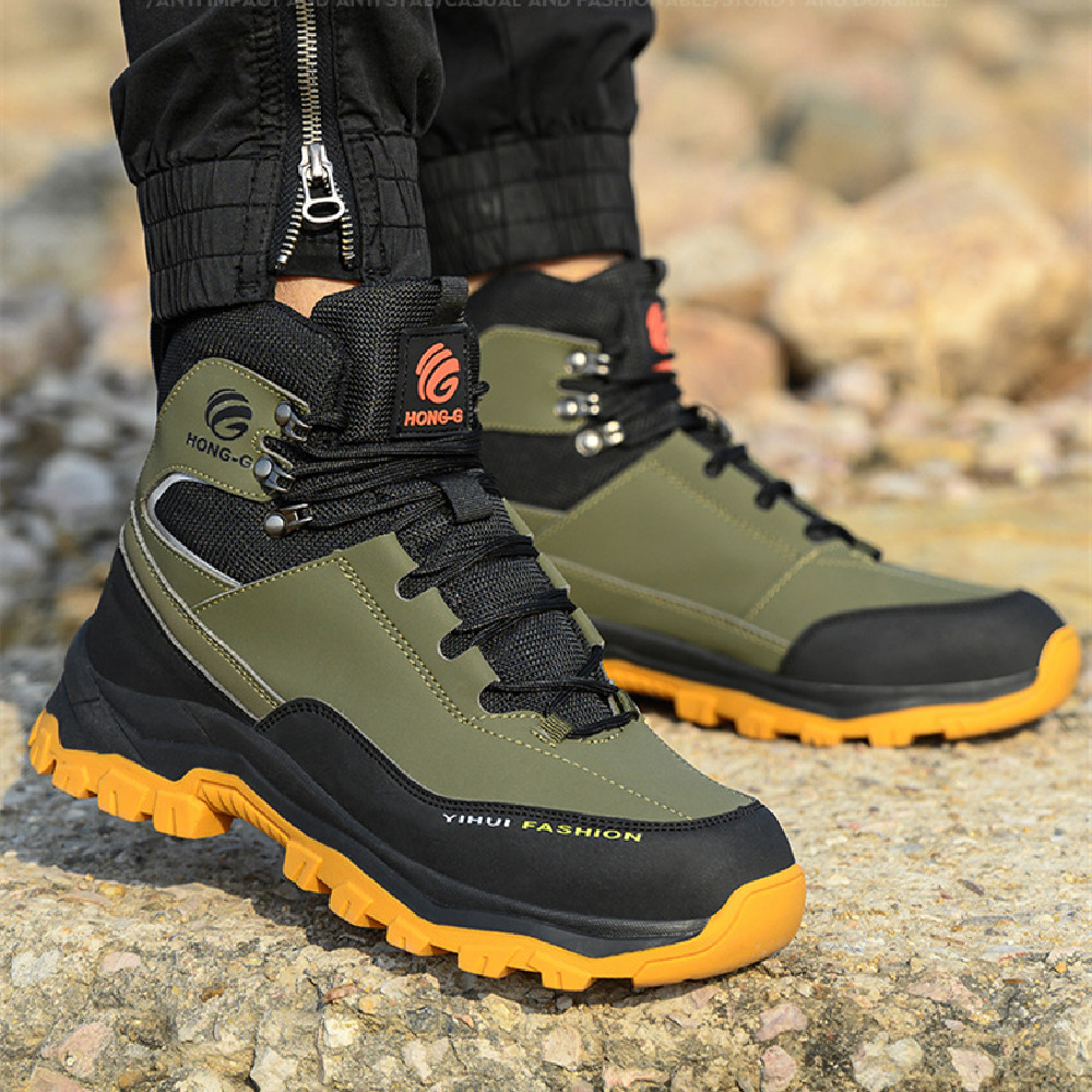 Men's Fashion Personalized Anti-piercing Protective Shoes foto 3