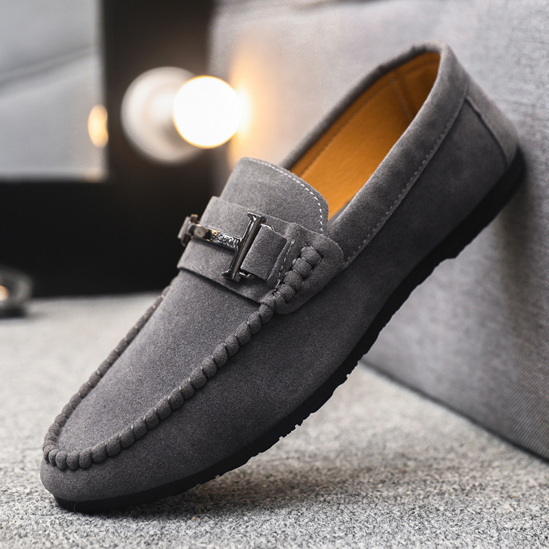 Men's Handmade Soft Sole Casual Low-Cut Round-Toe Slip-On Loafers foto 5
