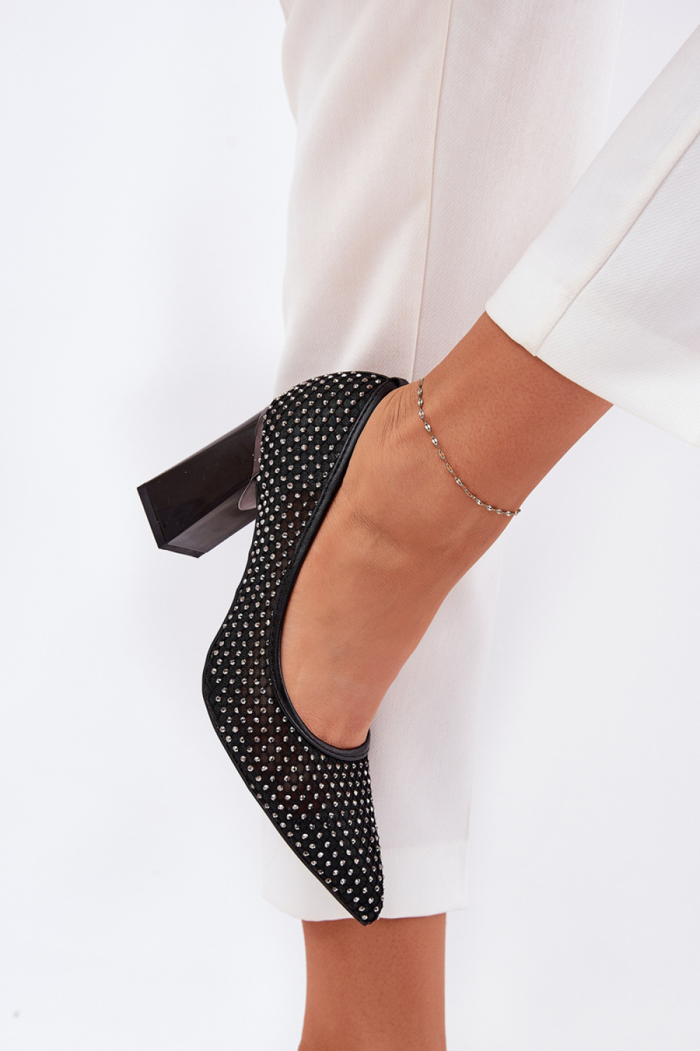 Pumps met dikke hak Step in style foto 3