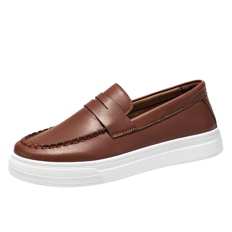 British Style Fashion Casual Leather Shoes foto 3