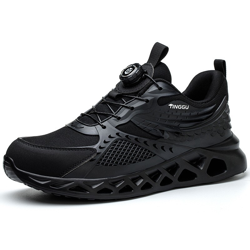 Mens Impact-resistant Puncture-proof Breathable Deodorizing Work Shoes foto 2