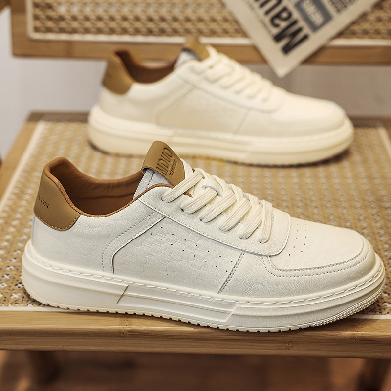 Men's Summer Breathable Casual Leather Shoes foto 3