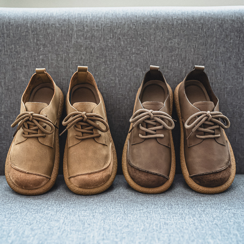 Outdoor Lightweight Men's Retro Low-cut Workwear British Style Shoes foto 2