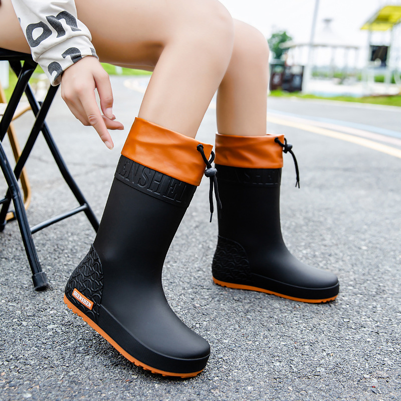 Women's Non-slip Wear-resistant Rain Boots foto 2