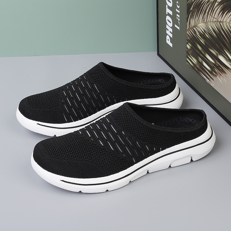 Korean Version Fly Woven Hollow Out Low Cut Slippers foto 3